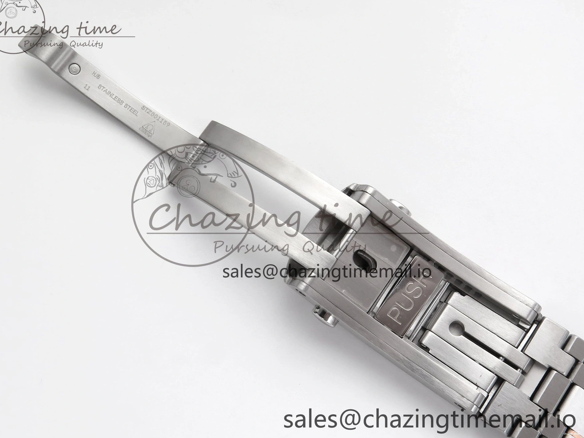 0111 Seamaster 300m Chrono SS YG OMF 1:1 Best Edition Blue Dial on SS YG Bracelet A Popular 7685